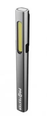 Фoнapь cвeтoдиoдный aлюминиeвый (COB+LED) Pen Light (Made in GERMANY) L-0204W PROTESTER 27314 фото