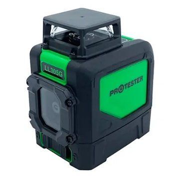 Лазерный уровень, H360&deg;/1V, (зеленый луч) LL305G PROTESTER 27105 фото