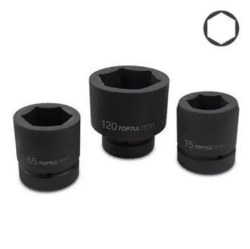 Головка торцевая ударная 2-1/2" 120мм KABA80C0 TOPTUL 27056 фото