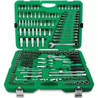 Набор инструмента комбинированный 1/4"&3/8"&1/2" 216ед. TOPTUL GCAI216R 19227 фото