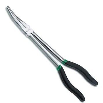 Плоскогубцы с удлиненными губками L280mm загнутые (угол 45&deg;) TOPTUL DFAH1211 18996 фото