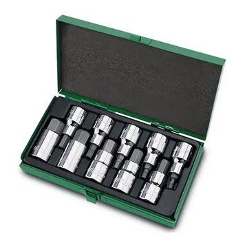 Набор бит впрессованных в головку 1/2" Н4-Н19 TOPTUL GAAD1007 19177 фото