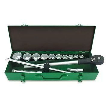 Набор инструмента дюймового 3/4" 14ед. (12-гр.) metal case TOPTUL GCAD1407 19235 фото
