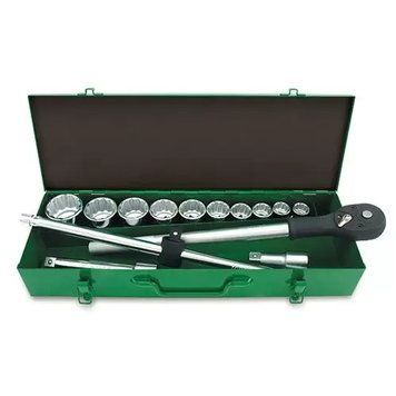 Набор инструмента 3/4" 14ед. (12-гр.) metal case TOPTUL GCAD1406 16185 фото