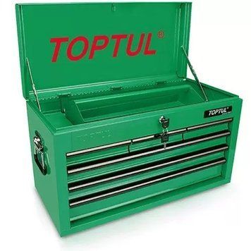 Ящик для инструмента 6 секций 660(L)x307(W)x378(H)mm TOPTUL TBAA0601 19268 фото