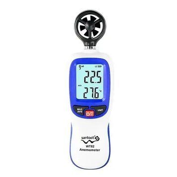 Анемометр 0,3-30м/с, -10-45&deg;C WINTACT WT82 26010 фото