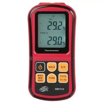Термопарный термометр -250-1767&deg;C BENETECH GM1312 26115 фото