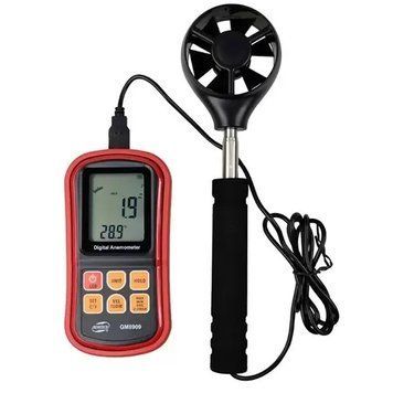 Анемометр, выносная телескопическая крыльчатка 0,3-45м/с, 0-45&deg;C BENETECH GM8909 26021 фото
