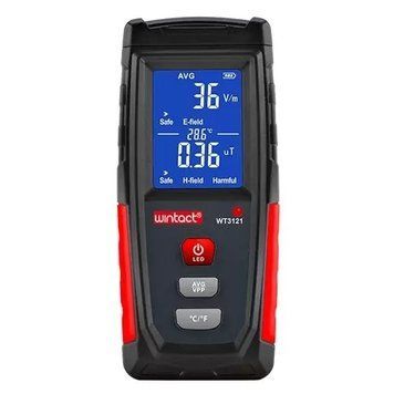 Тестер электромагнитного излучения (1-1999В/м, 0,01-99,9&mu;t) WINTACT WT3121 26244 фото