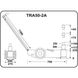 Домкрат подкатной пневмо-гидравлический 50т/25т 235-352/457+120(доп вставки) мм TORIN TRA50-2A 15823 фото 3