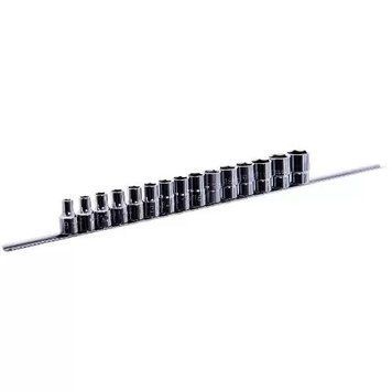 Набор головок 12-гр. 1/2" 15ед. 8~19,21,22,24мм (на планке) TOPTUL GAAQ1602U-12 19656 фото