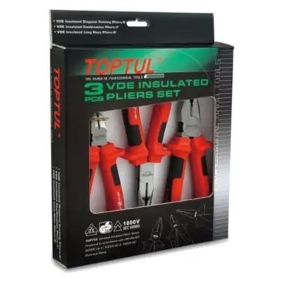 Набор пассатижей 3ед.(1000V) TOPTUL GAAE0301 16333 фото