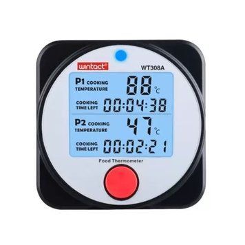 Термометр для гриля (мяса) 2-х канальный Bluetooth, -40-300&deg;C WINTACT WT308A 26113 фото