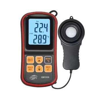 Измеритель уровня освещенности (Люксметр)+термометр, BENETECH GM1030C 26127 фото