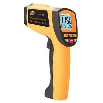 Бесконтактный инфракрасный термометр (пирометр) -30-1150&deg;C, 20:1, EMS=0,1-1 BENETECH GM1150 26074 фото
