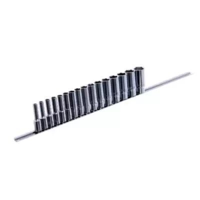 Набор головок длинных 12-гр. 1/2" 15ед. 8~19,21,22,24мм (на планке) TOPTUL GAAQ1606U-12 19664 фото