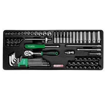 Набор инструмента 1/4" 72ед. (в ложементе, тип В) TOPTUL GCAT7202 19259 фото