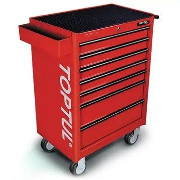 Тележка для инструмента 7 секций (красная) TOPTUL TCAA0702 19279 фото